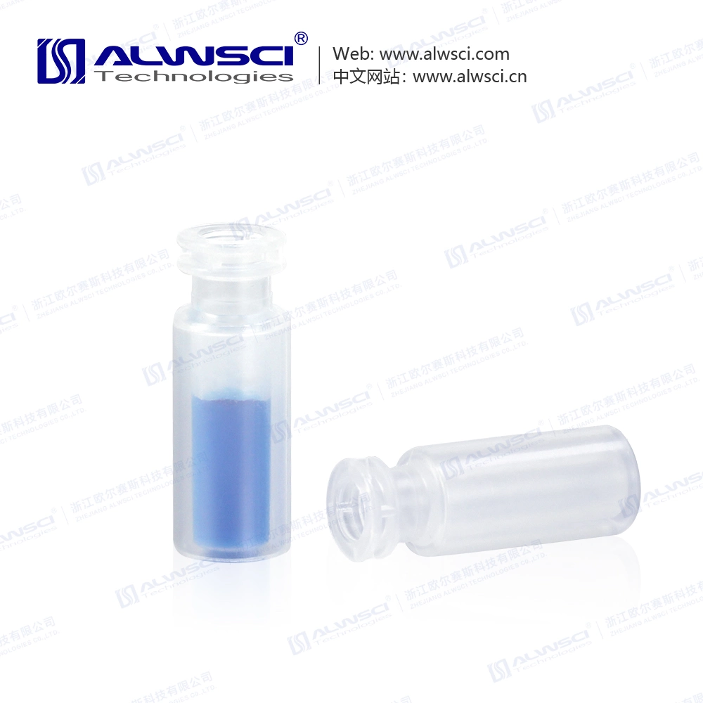 2ml 11mm PP Snap Top Vial with 0.7ml Micro-Vial Transparent. 12X32mm