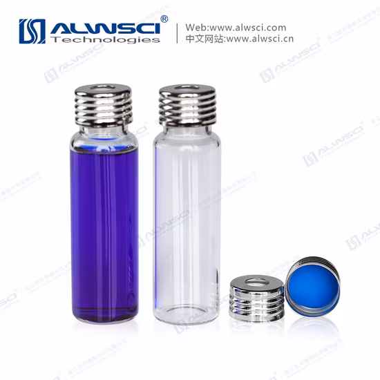 20ml Clear Glass Screw Headspace Vial Cap Septa Pre-Assembled Gc Chromatography Vial