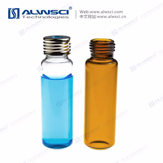 20ml Clear Glass Screw Headspace Vial Cap Septa Pre-Assembled Gc Chromatography Vial