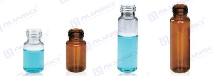 Alwsci Certified 10ml Glass Ultra Clean HPLC Vial ND18 Screw Neck Headspace Vial