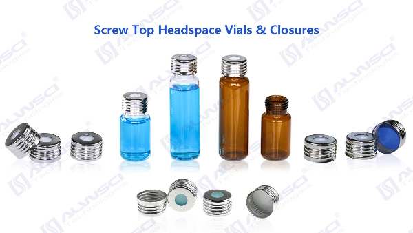 10ml Clear Glass Screw Headspace Vial for Lab Usage