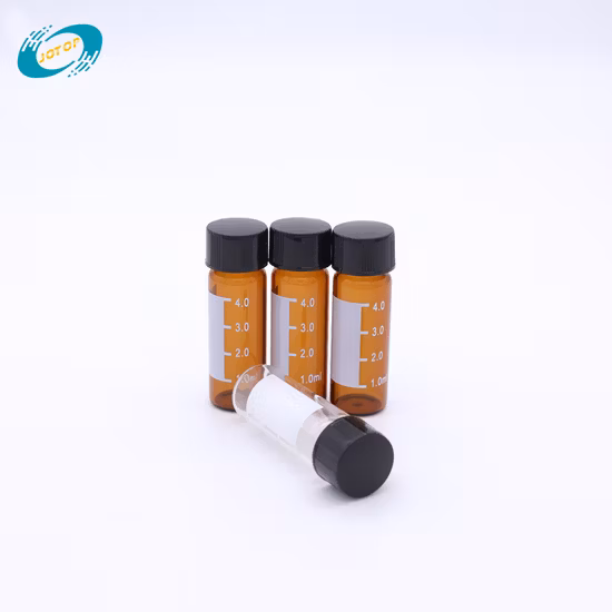 4ml HPLC 13-425 Brown Borosilicate Glass Vial with Writing Point