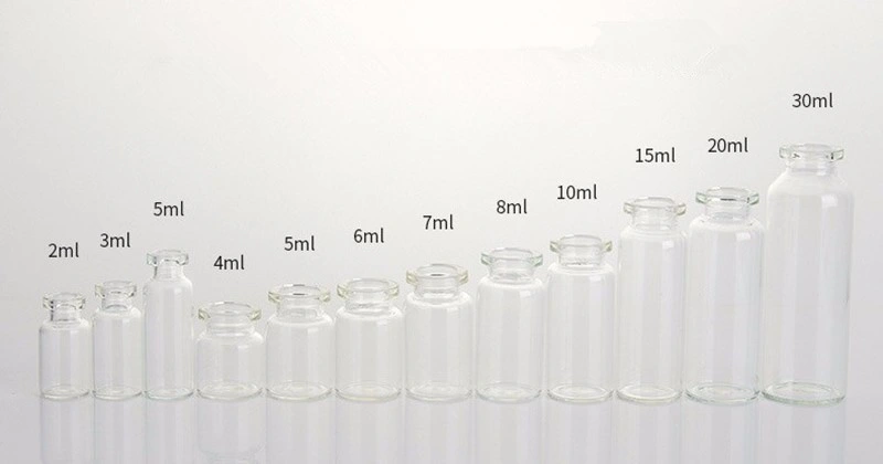 OEM Logo 2ml 8-425 Screw Thread Clear Glass Vial