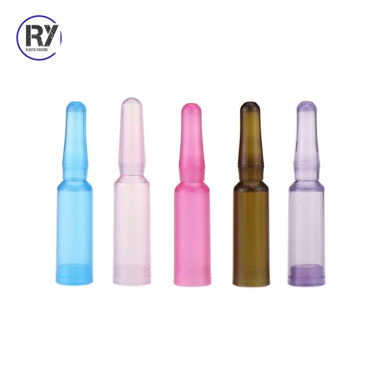 2ml Ampoules Vials Pharmaceutical Packaging Plastic 1 Ml Vial 4ml 3 Ml Plastic Vial with Snap Cap Attached Lid